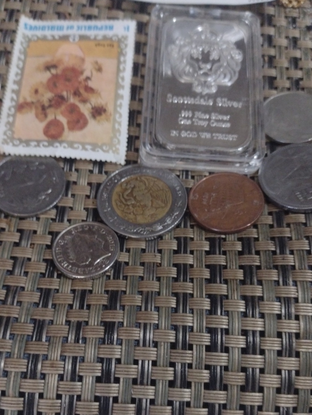 Silver Ounce Brilliant Finish &Design Clad Proof Metal Bar